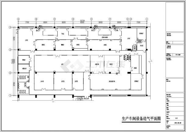 惠州某工厂洁净空调平面图与洗发水生产设备综合解析